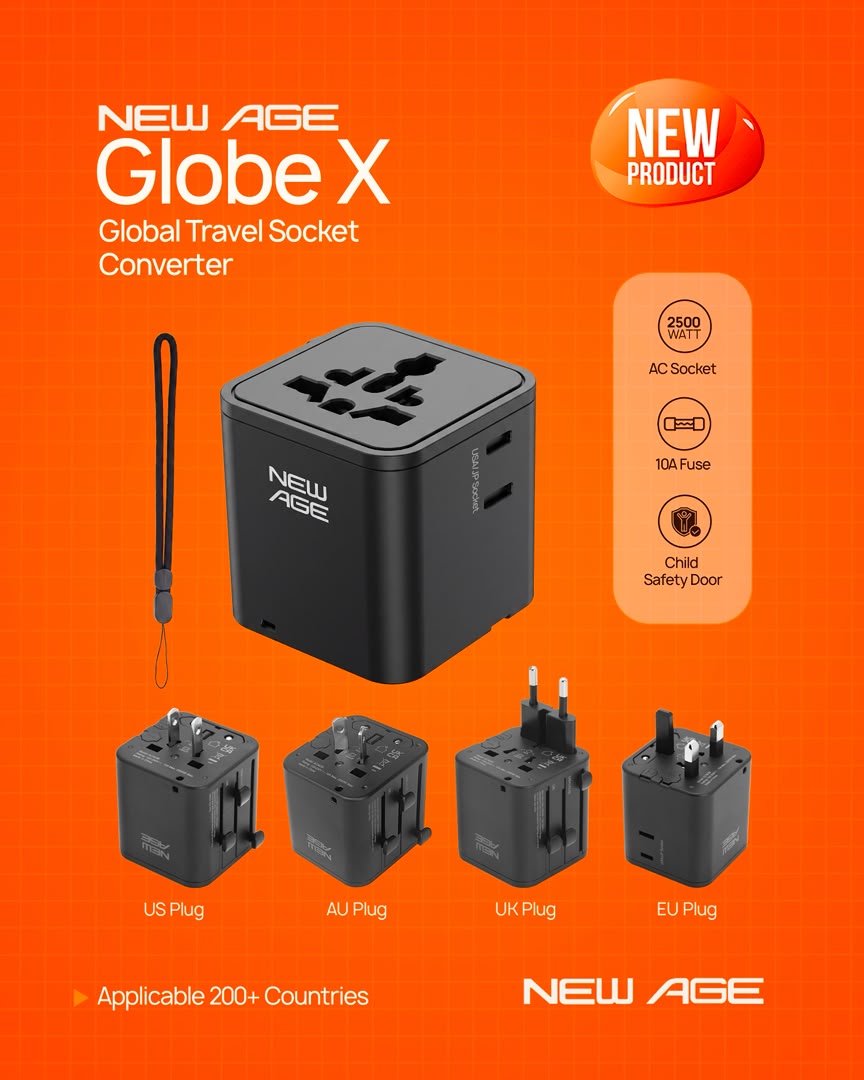 NewAge Globe X Universal Adapter