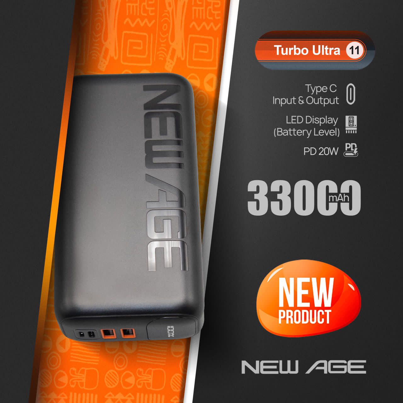 Turbo Ultra 11 33000mah Powerbank